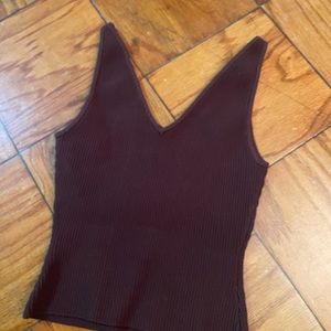 Aritzia Sculpt knit tank